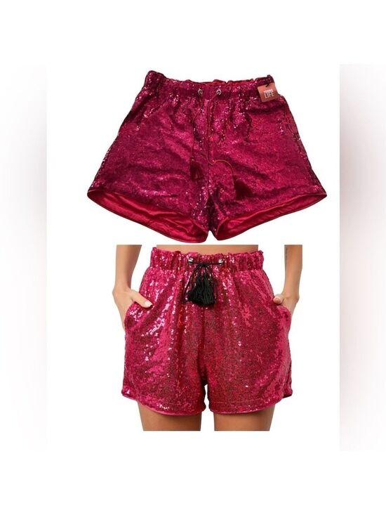 Pants - NEW- Sequined Shorts Women's XL